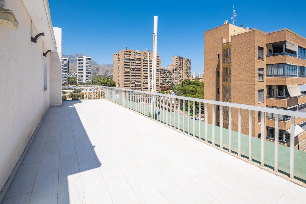 Апартаменты Penthouse Bella Vista Бенидорм Экстерьер фото