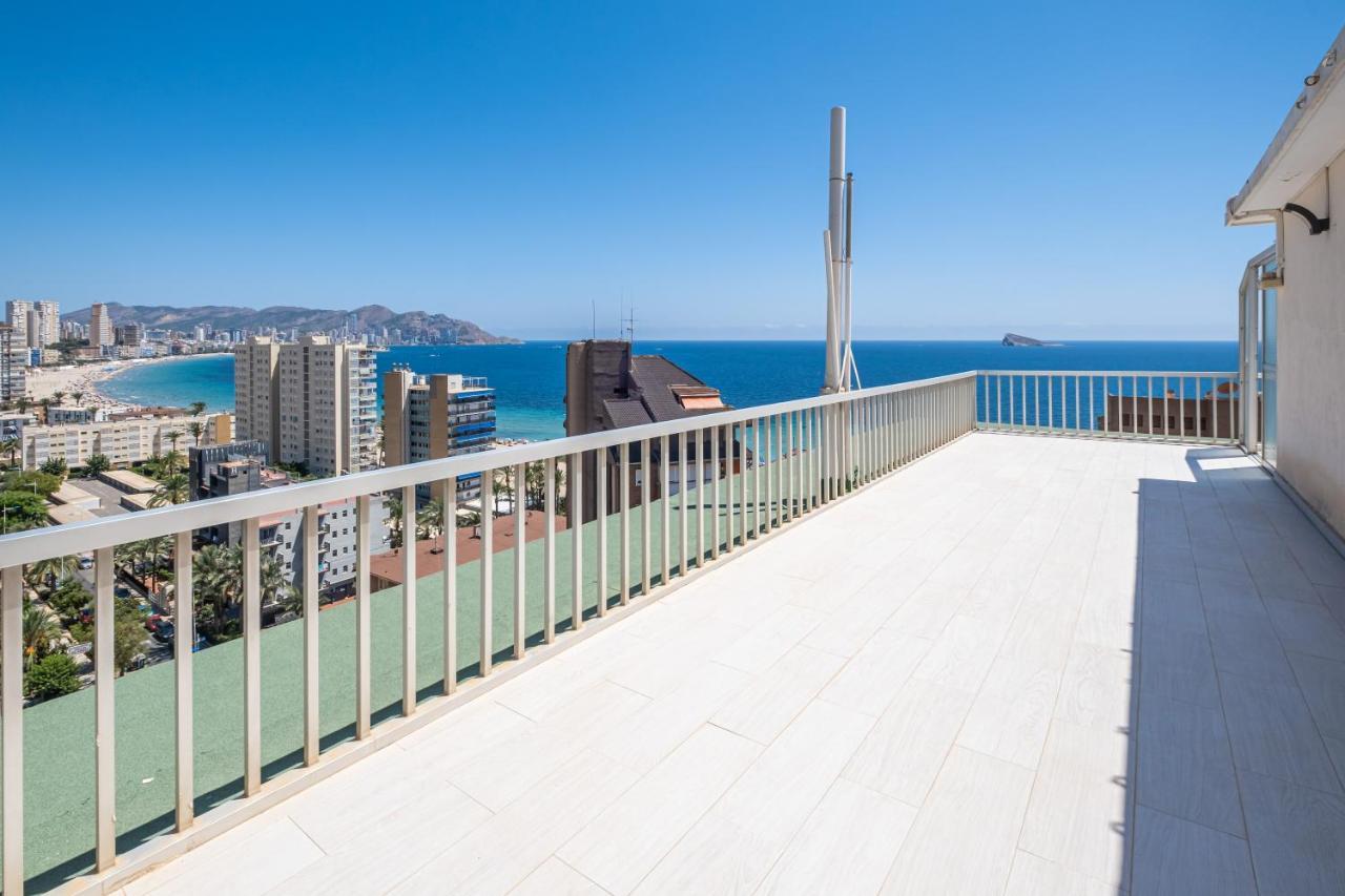 Апартаменты Penthouse Bella Vista Бенидорм Экстерьер фото