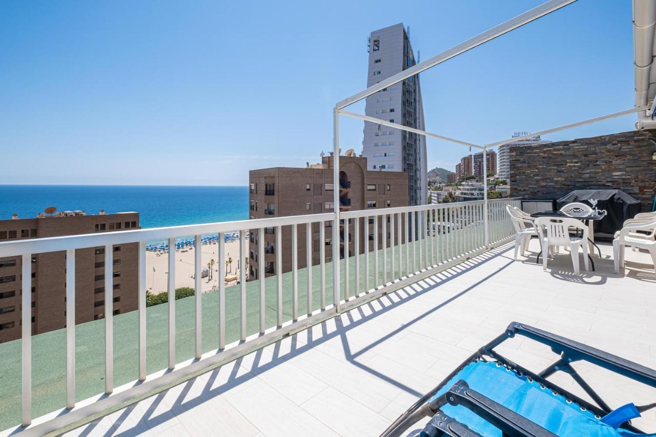 Апартаменты Penthouse Bella Vista Бенидорм Экстерьер фото