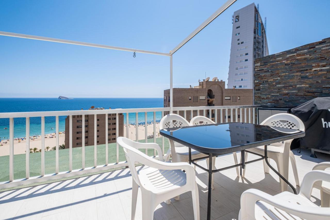 Апартаменты Penthouse Bella Vista Бенидорм Экстерьер фото